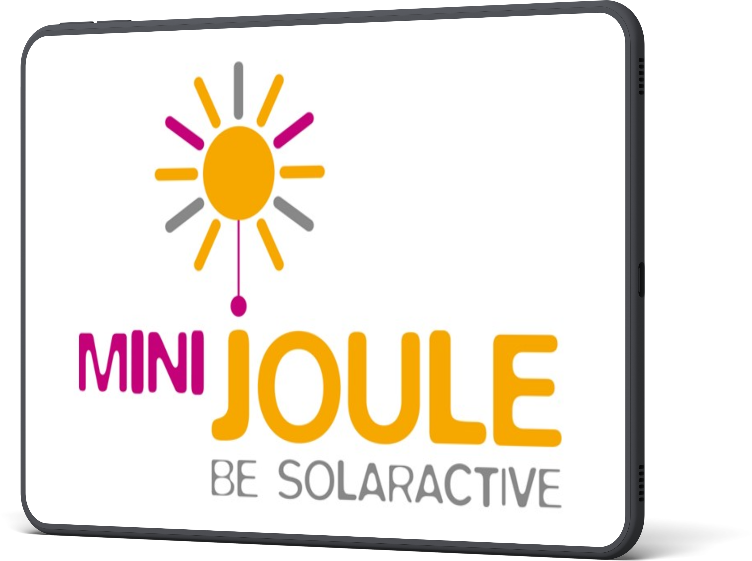 miniJOULE Logo in iPad