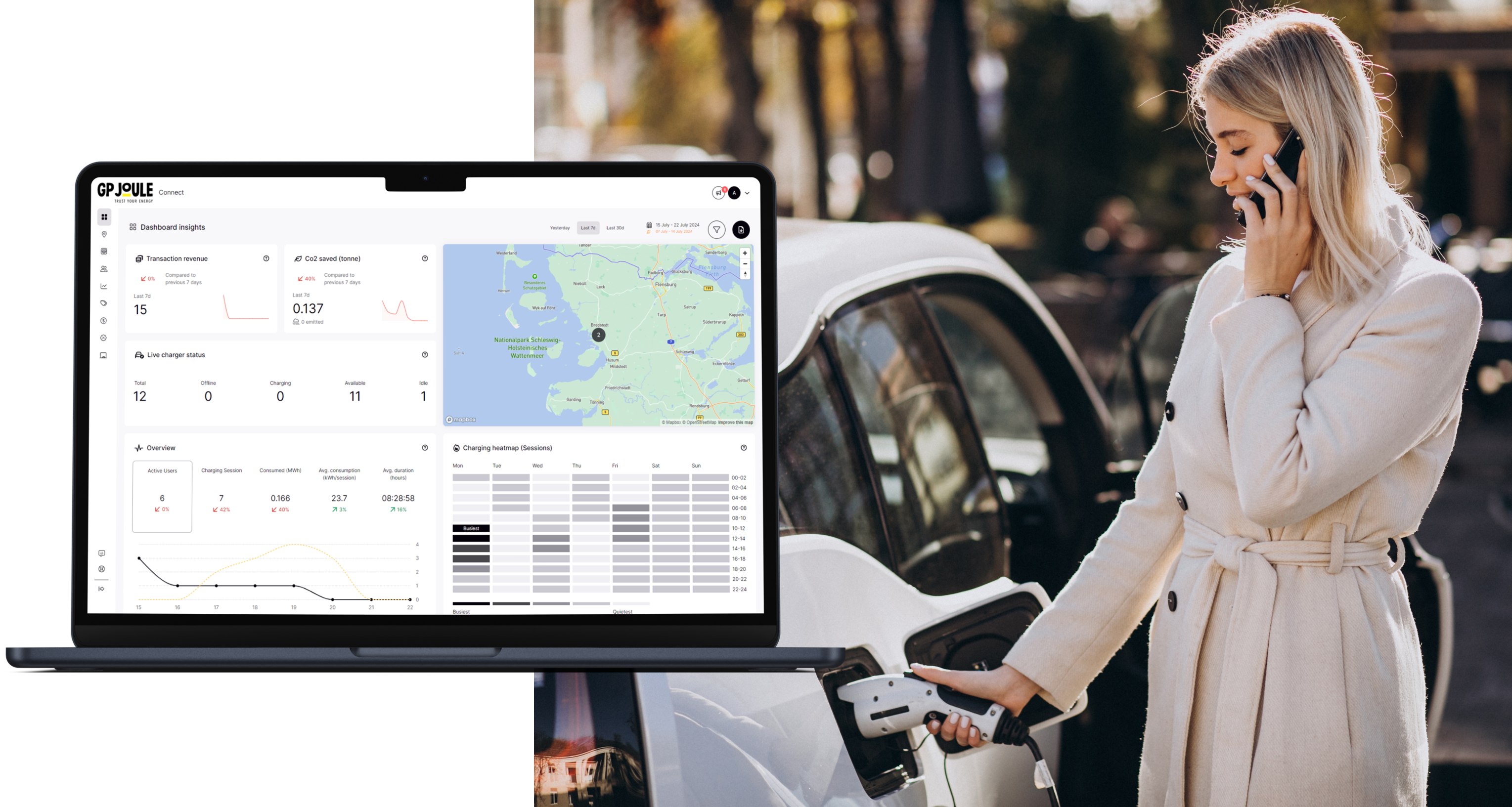 Mockup Laptop mit LPMS Laden unterwegs