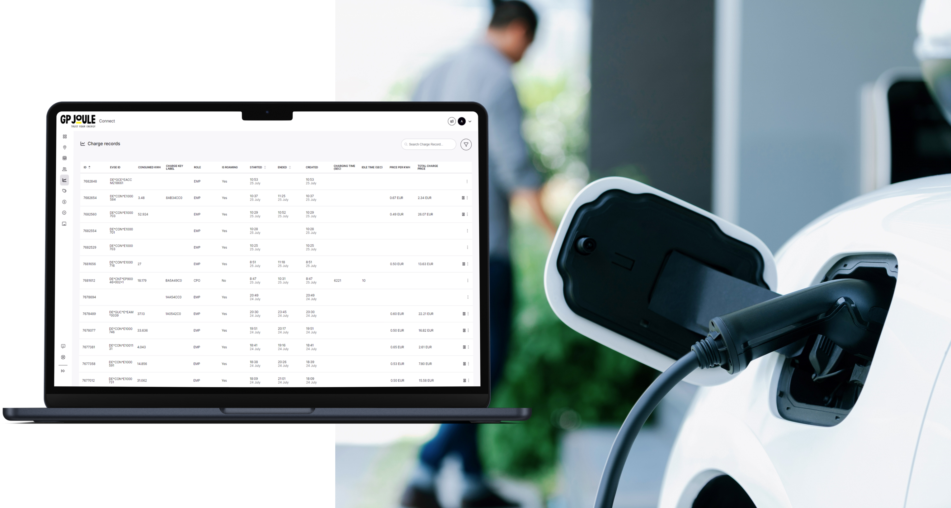 Mockup Laptop mit LPMS und Bild Laden