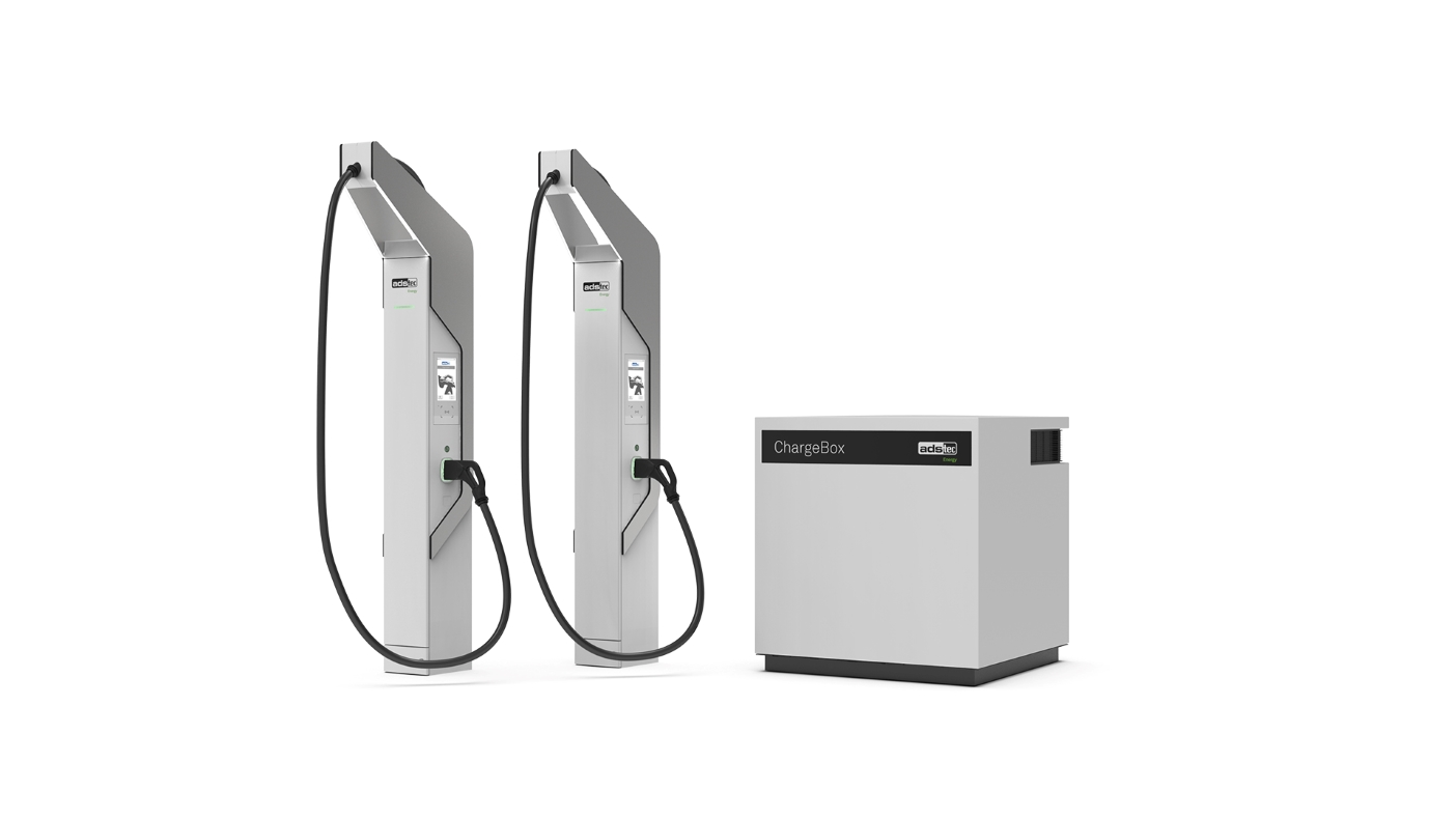adstec Chargebox System bestehend aus einem Booster und zwei Dispenser
