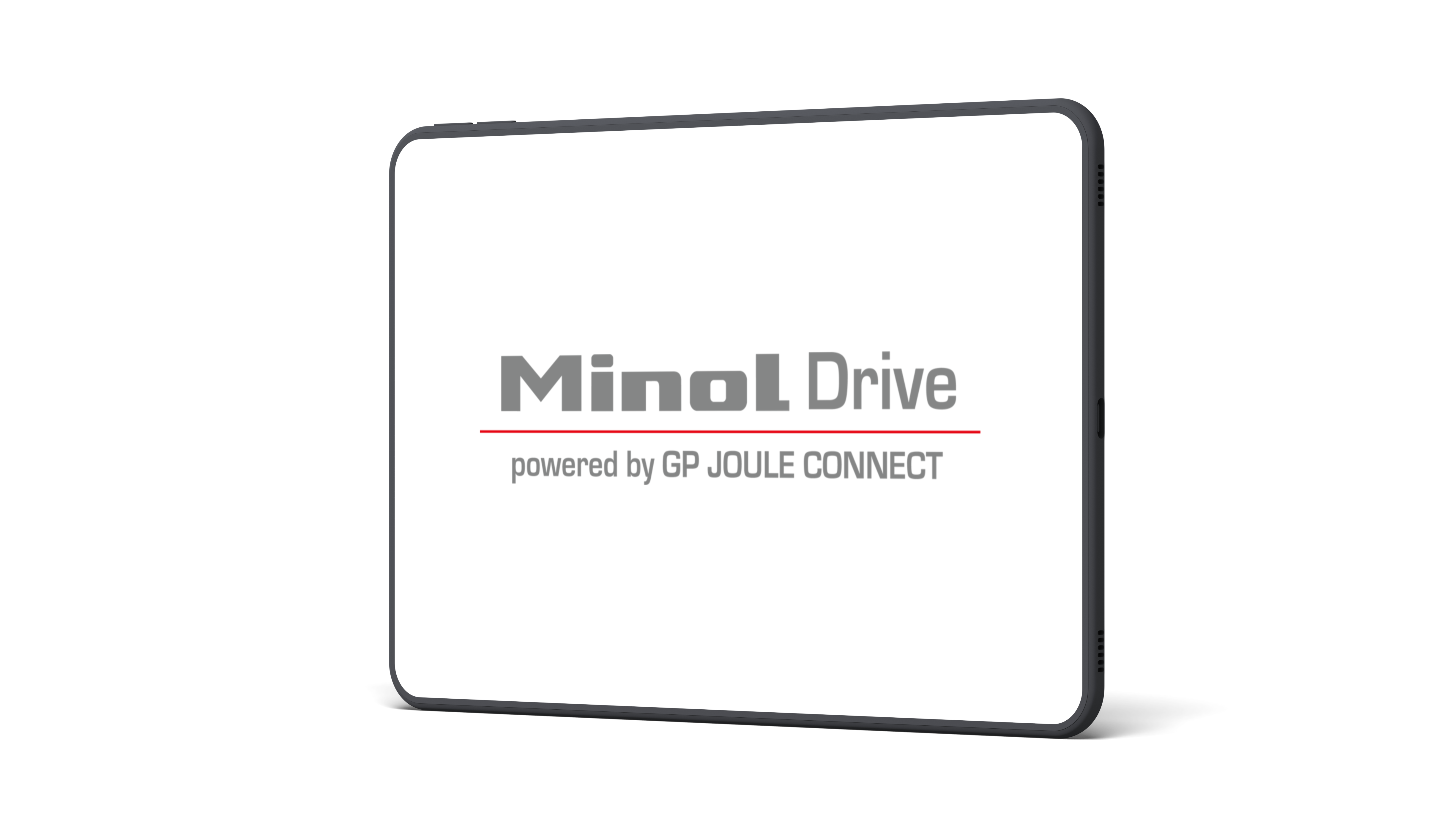 Mockup Logo Minol Drive powered by GP JOULE CONNECT